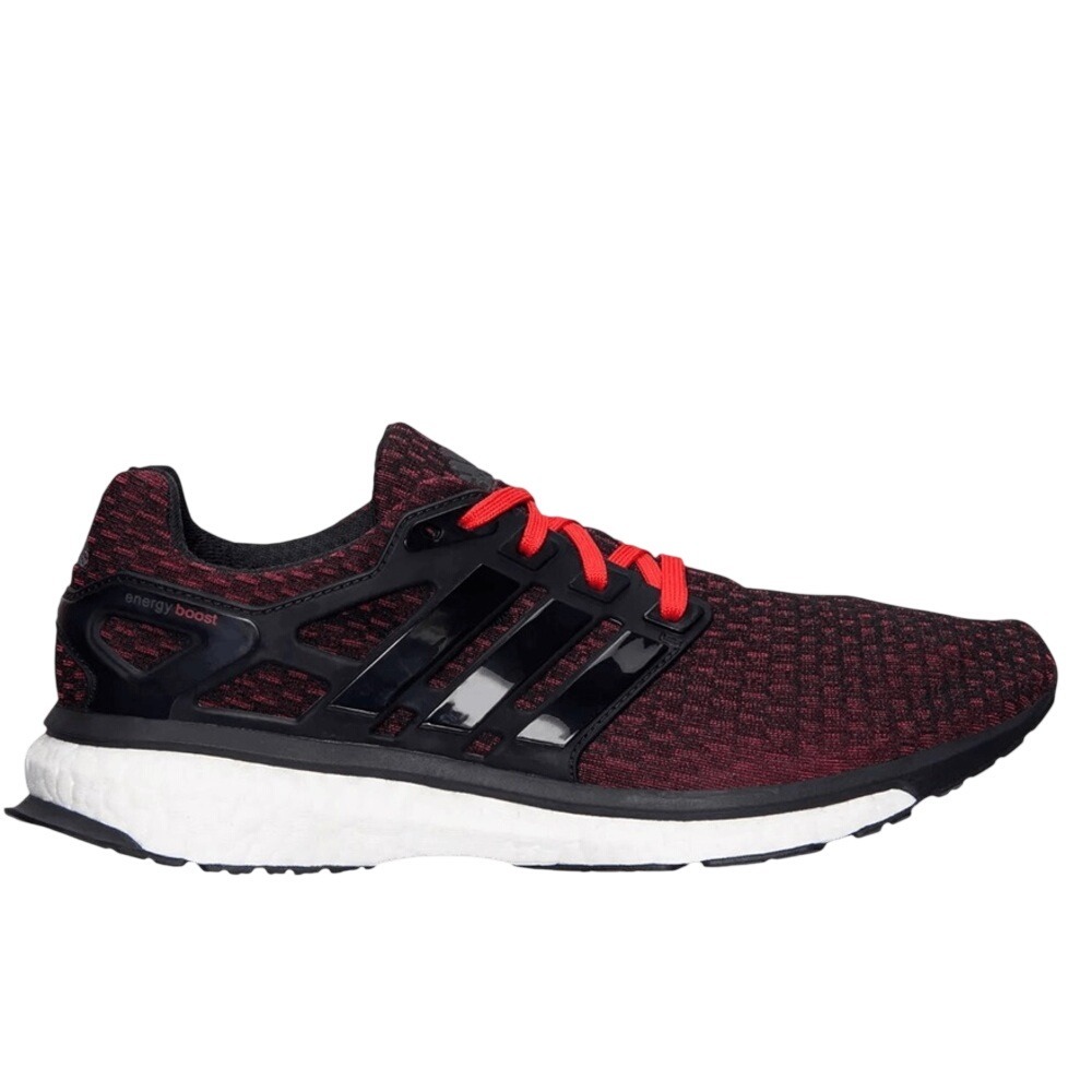 Adidas Energy‎ Boost 2 Mens Running Shoes Black Burgundy Orange M18817 Size 10.5